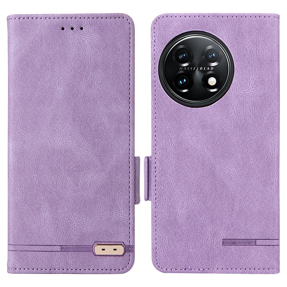For OnePlus 11 5G Flip Cell Phone Cover Hardware Decor PU Leather Wallet Phone Case with Phone Stand Function For OnePlus 11 5G Flip Cell Phone Cover Hardware Decor PU Leather Wallet Phone Case with Phone Stand Function